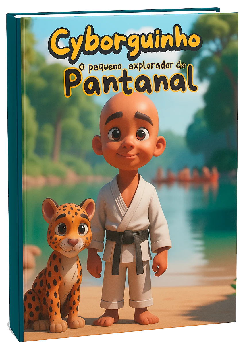 Original Portuguese-language Cyborguinho book cover